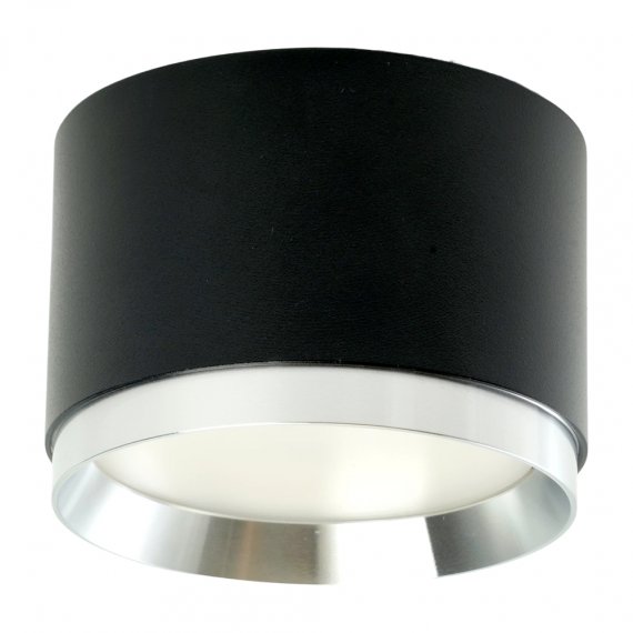 Фотография товара 'Feron Светильник накладной под лампу, (-) , GX53 12W, 230V, IP20, цвет черный + хром, 51689'