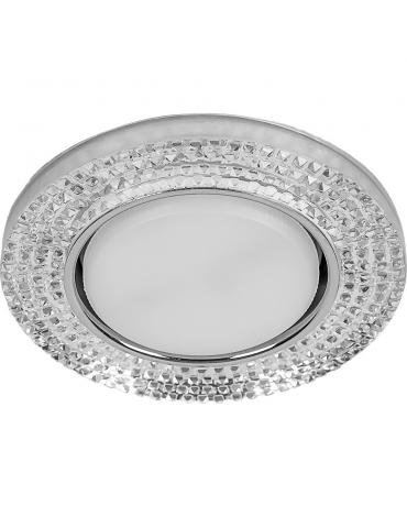 Фотография товара 'Feron DL4120 Светильник встраиваемый потолочный GX53 прозрачный, хром 40516'