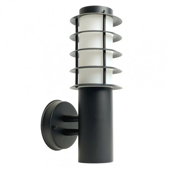 Фотография товара 'Feron Светильник садово-парковый, серии «Техно», (НБУ)  E27, 230V, IP44, цвет черный, на стену вверх, 51526'