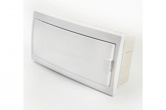 Фотография товара 'Feron 49637 EBX50-2/12-20 Бокс встраиваемый 12 модулей, белый, пластик, IP20, серия Standart'