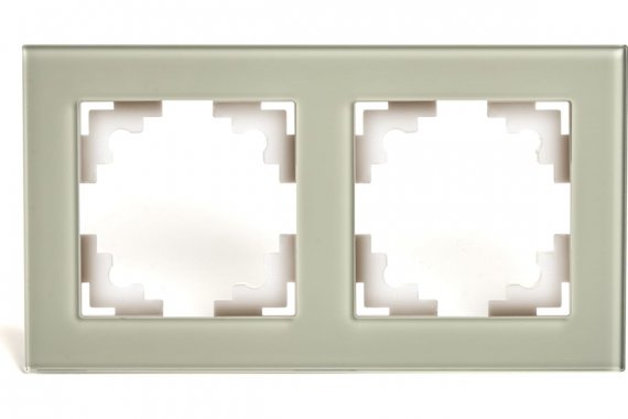 Фотография товара 'Feron 49033 Рамка STEKKER GFR00-7002-07 на гнездо размер 155*84*9мм'