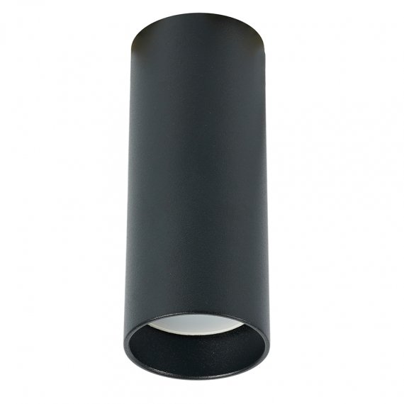 Фотография товара 'Feron Светильник накладной под лампу, спот (-) , GU10 35W, 230V, IP20, цвет черный, корпус алюминий, 40*40*100, 51922'