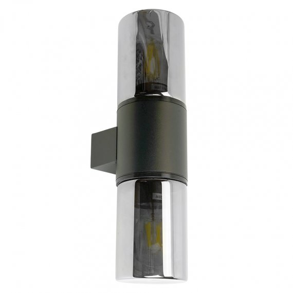 Фотография товара 'Feron Светильник садово-парковый, серии «Шанхай», (НБУ) E27, 230V, IP54, цвет черный, цилиндр, на стену , 51993'