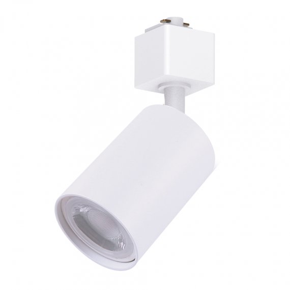 Фотография товара 'Feron Светильники трековые на шинопровод GU10, однофазный (ИВО) , 15W, 230V, цвет белый, корпус металл, 51608'