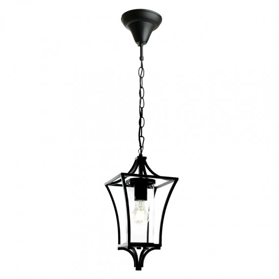 Фотография товара 'Feron Светильник садово-парковый, серии «Милан», (НСУ) E27, 230V, IP44, цвет черный, на цепочке, 51271'