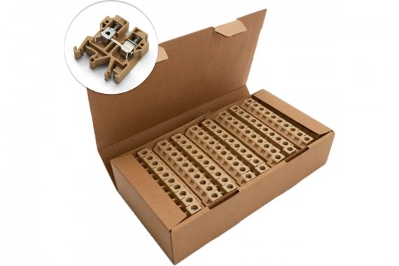 Фотография товара 'Feron 39936 LD551-3-100 ЗНИ Зажим наборный изолированный (винтовой) 10,0 мм2'