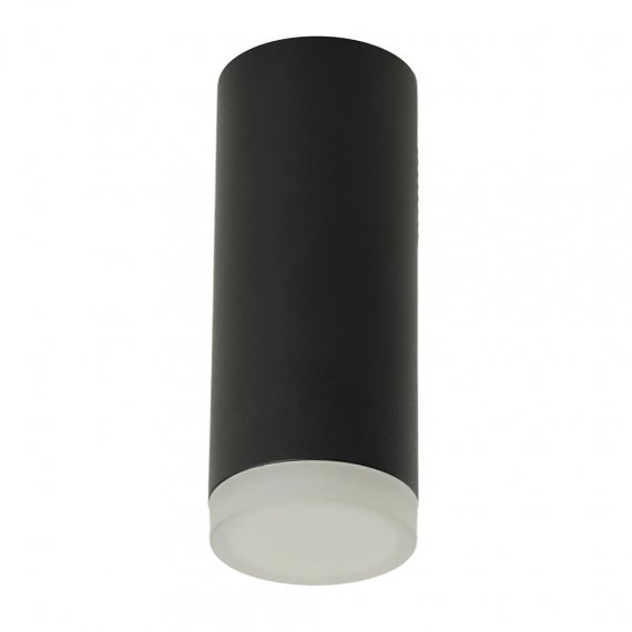 Фотография товара 'Светильник накладной под лампу, спот (-) , GU10 35W, 230V, IP20, цвет черный, корпус алюминий, акрил, 40*40*100, 51388'