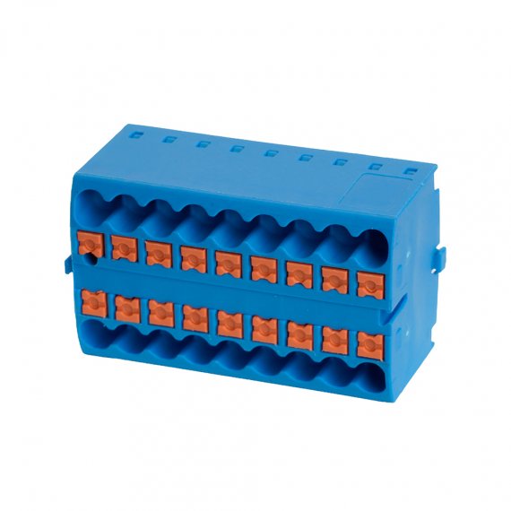 Фотография товара 'Feron 49752 LD580 PTFIX 18/25 Зажим блочный для распред.нагрузки PT на 18 точек,сеч2,5 мм2'