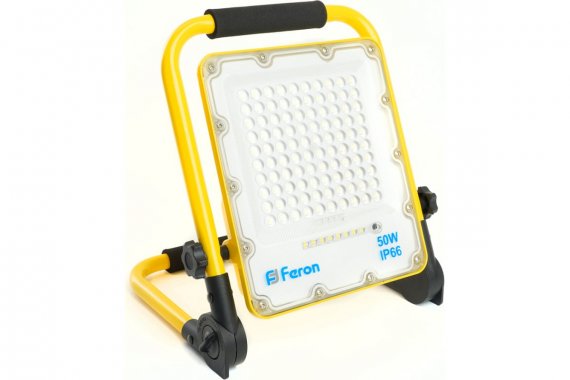 Фотография товара 'Feron 48676 Прожектор светодиодный переносной с зарядным устройством (ДО) LL-951, 50W, 6400К'