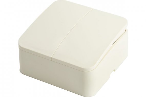 Фотография товара 'Feron 49474 Выключатели двухклавишный STEKKER MSW10-20-04, серия София'