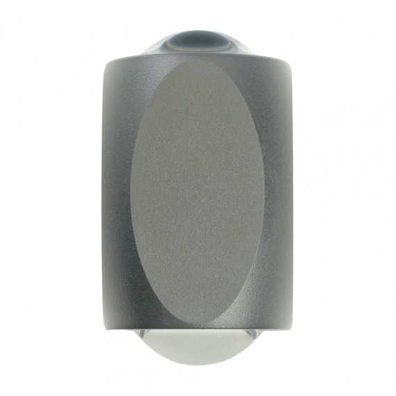 Фотография товара 'Feron Светильник накладной, (-) , 2*1W, (4000К), 175-265V, 170Lm, IP54, цвет серый, корпус алюминий, рассеиватель стекло, 51147'