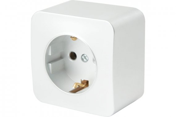 Фотография товара 'Feron 49302 Розетка STEKKER MST16-11-01 на 1 гнездо, с заземлением'