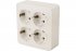 Фотография товара 'Feron 49509 Розетка STEKKER MST16-14S-04 на 4 гнездо, с заземлением'