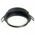 Фотография товара 'Светильник потолочный встраиваемый (ФВО) , под лампу GX53 GX53, черный, круг, 110*110*40 мм, монтажный диаметр 90мм,  корпус металл+акрил, неповоротный, 51349'