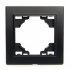 Фотография товара 'Feron Рамка одноместная, серия Эрна, PFR00-9001-03, черный 39625'