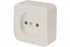 Фотография товара 'Feron 49484 Розетка STEKKER MST10-11-04 на 1 гнездо, без заземления'