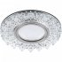 Фотография товара 'Feron CD944 Светильник встраиваемый с LED подсветкой потолочный MR16 G5.3 прозрачный, хром 32992'