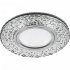 Фотография товара 'Feron CD945 Светильник встраиваемый с LED подсветкой потолочный MR16 G5.3 прозрачный, хром 32993'