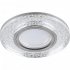Фотография товара 'Feron CD961 Светильник встраиваемый с LED подсветкой потолочный MR16 G5.3 прозрачный, хром 32994'