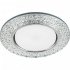 Фотография товара 'Feron CD4032 Светильник встраиваемый с LED подсветкой потолочный GX53 без лампы, прозрачный, хром 32996'
