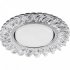 Фотография товара 'Feron CD4034 Светильник встраиваемый с LED подсветкой потолочный GX53 без лампы, прозрачный, хром 40501'