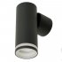 Фотография товара 'Feron Светильник накладной под лампу, (-) , GU10 35W, 230V, IP20, цвет черный, корпус алюминий, акрил, 51375'