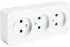 Фотография товара 'Feron 49305 Розетка STEKKER MST10-13-01 на 3 гнездо, без заземления'