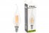 Фотография товара 'Feron 38263 Лампа светодиодная филамент LB-718, C35T (свеча на ветру), 15W 230V E14 4000К'