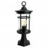 Фотография товара 'Feron Светильник садово-парковый, серии «Турин», (НТУ) E27, 230V, IP44, цвет черный, цилиндр, на постамент, 51818'
