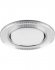 Фотография товара 'Feron CD4038 Светильник встраиваемый с LED подсветкой потолочный GX53 без лампы, прозрачный, хром 40505'