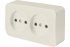 Фотография товара 'Feron 49495 Розетка STEKKER MST10-12-04 на 2 гнездо, без заземления'