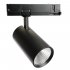 Фотография товара 'Feron Светильник трековый на шинопровод, трехфазный (ДПО) , 20W, 4000К (белый), 170-265V, 1800Lm, цвет черный, корпус алюминий, рассеиватель поликарбонат, 51597'