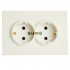 Фотография товара 'Feron 49882 Розетка STEKKER RST16-5114-01 на 2 гнездо, -, с заземлением'