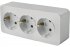 Фотография товара 'Feron 49330 Розетка STEKKER MST16-13-03 на 3 гнездо, с заземлением'