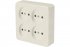 Фотография товара 'Feron 49507 Розетка STEKKER MST10-14S-04 на 4 гнездо, без заземления'