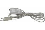 Feron 41152 Сетевой шнур (с выключателем) прозрачный, 2м