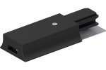 Feron Cоединитель - коннектор для шинопровода, черный, LD1010 для CAB1003 41885