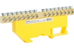 Feron 49550 LD555-69-16 Шина "PE" на изоляторе 6*9 на DIN-рейку 16 выводов
