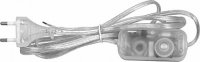 Feron DM103-200W Сетевой шнур с диммером 230V 1,5+0,5м, прозрачный, 23058