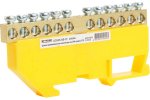 Feron 49548 LD555-69-12 Шина "PE" на изоляторе 6*9на DIN-рейку 12 выводов