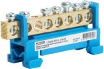 Feron 49558 LD556-69- 8 Шина "N" на изоляторе 6*9 тип "стойка" на DIN-рейку 8 выводов